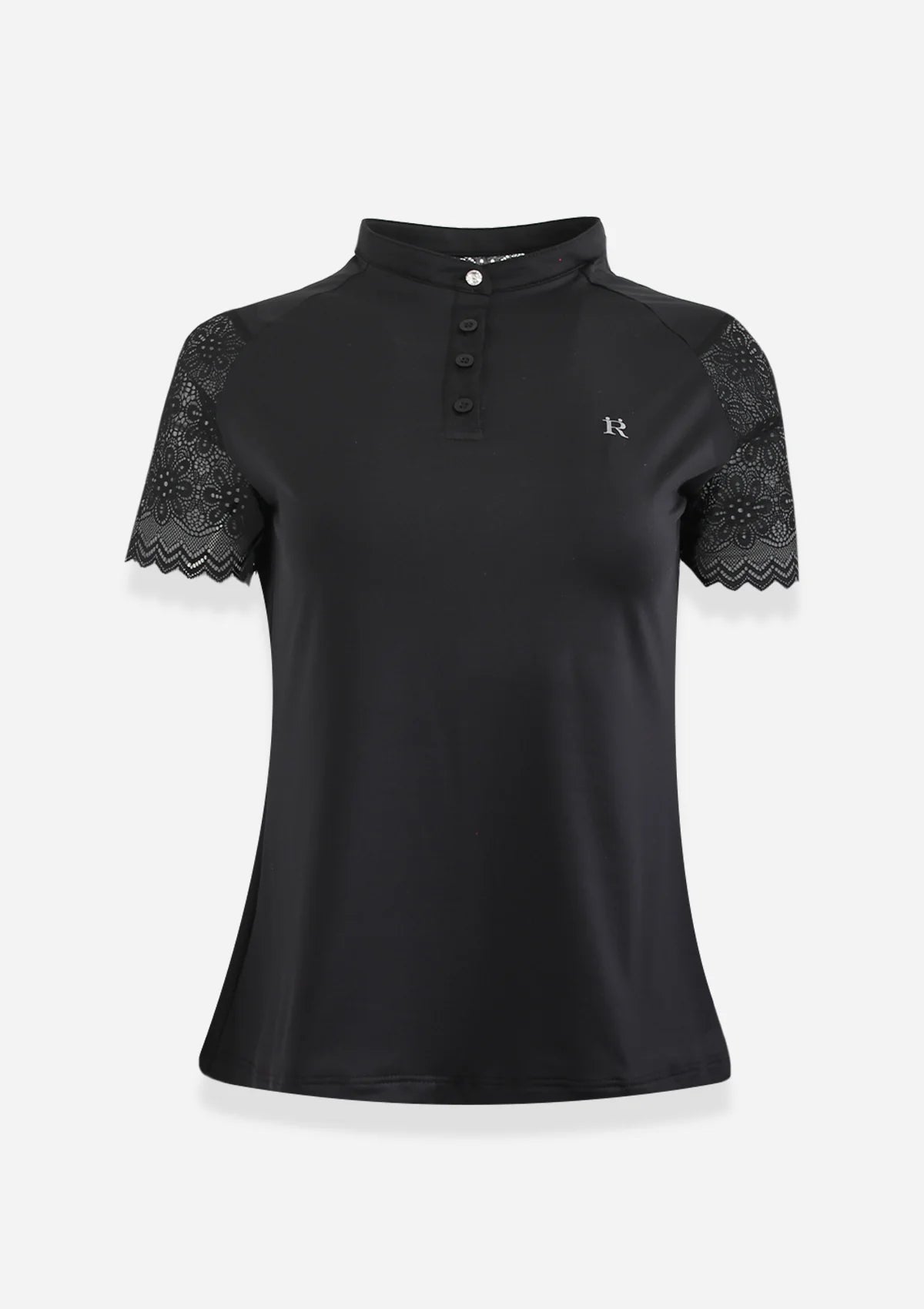 Ronner Amelie Show Shirt Short Sleeve | Black - Rönner - Equiluxe Tack