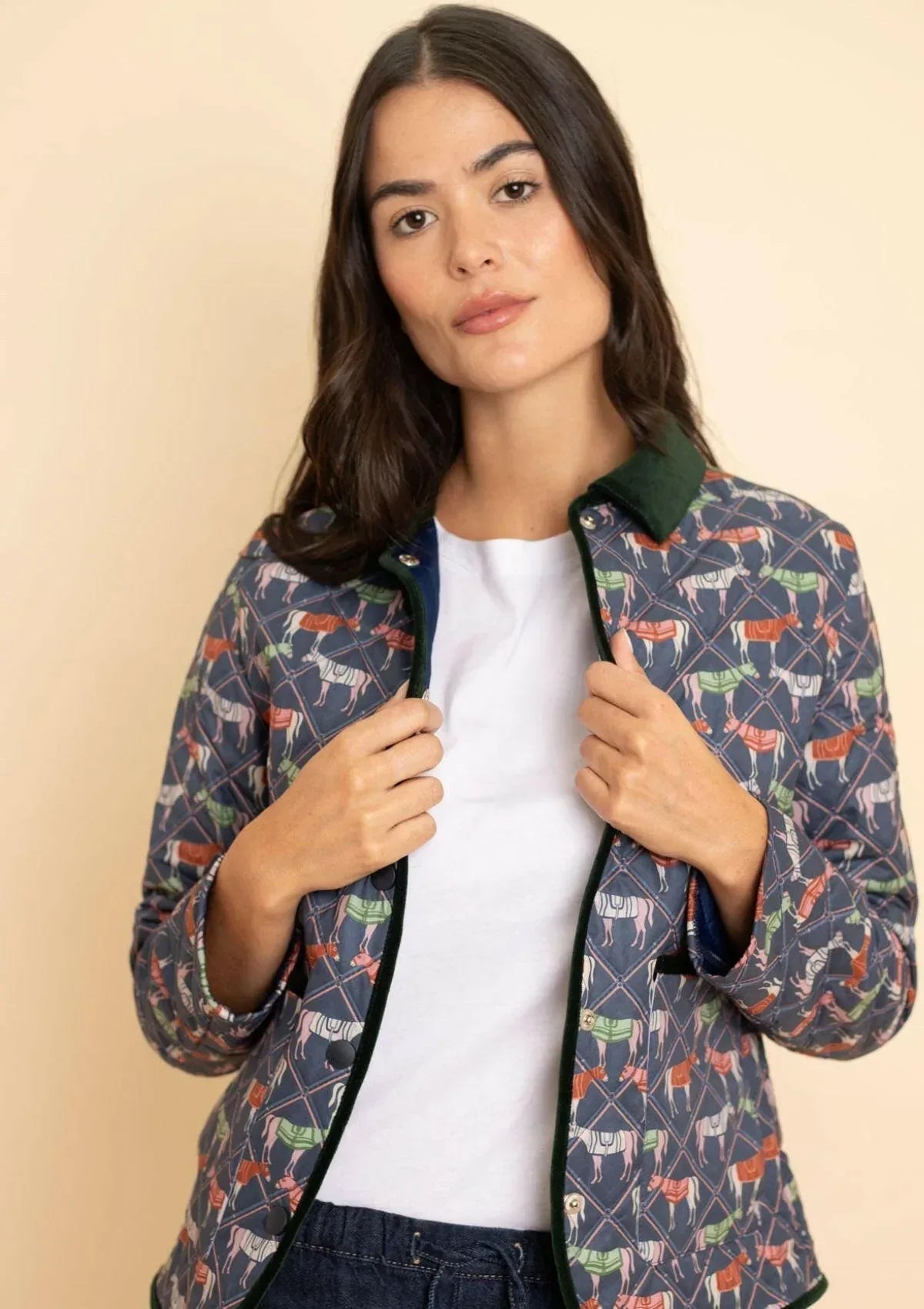 Rönner Barn Quilted Jacket | Victory Print - Rönner - Equiluxe Tack