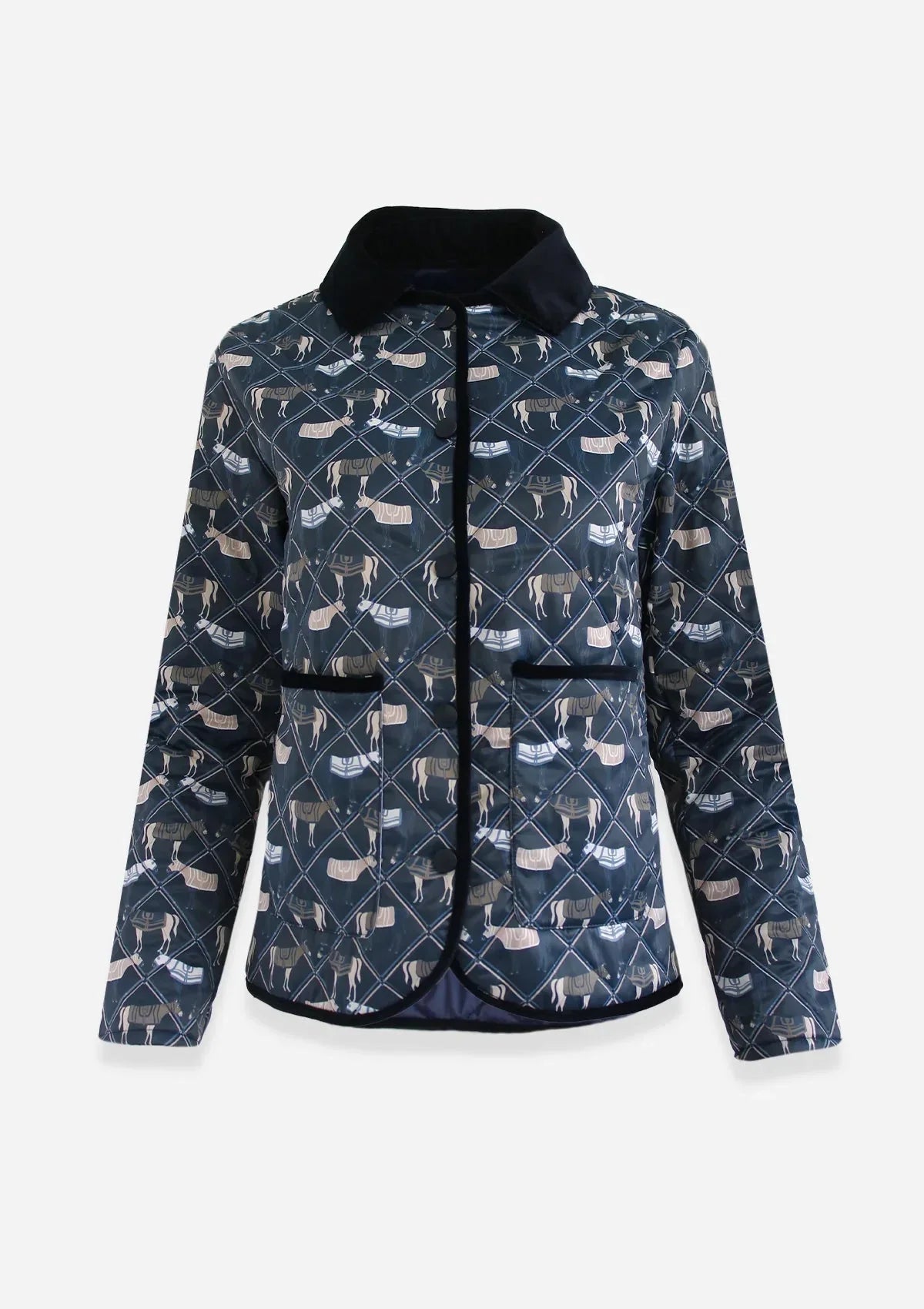 Rönner Barn Quilted Jacket | Victory Print - Rönner - Equiluxe Tack