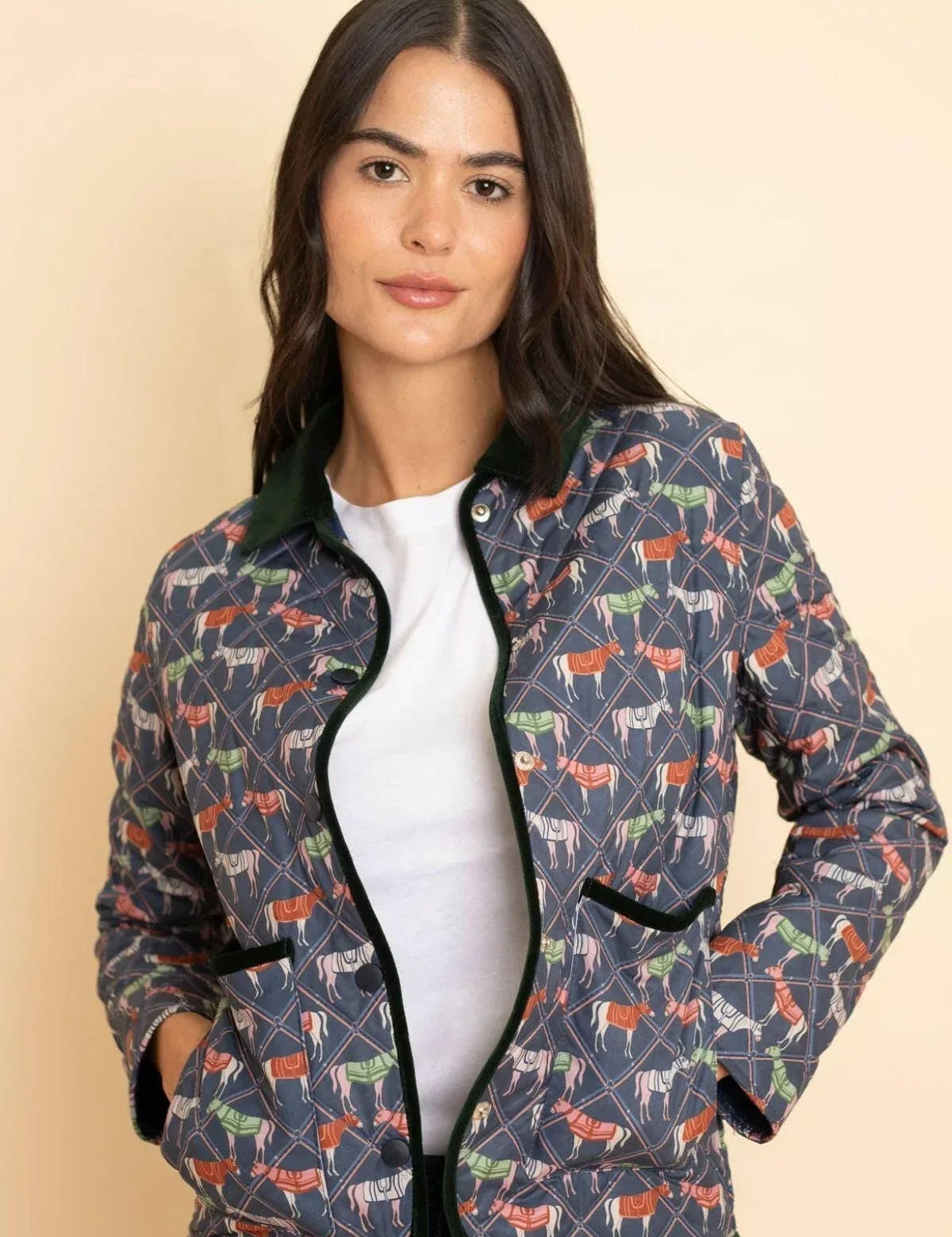 Rönner Barn Quilted Jacket | Victory Print - Rönner - Equiluxe Tack