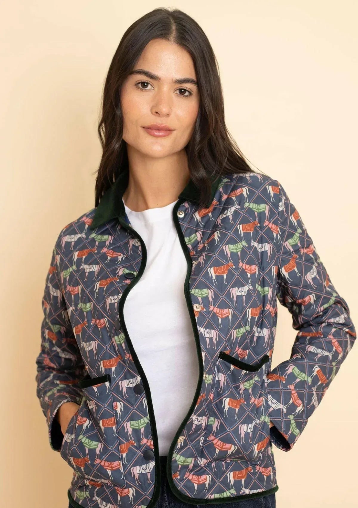 Rönner Barn Quilted Jacket | Victory Print - Rönner - Equiluxe Tack