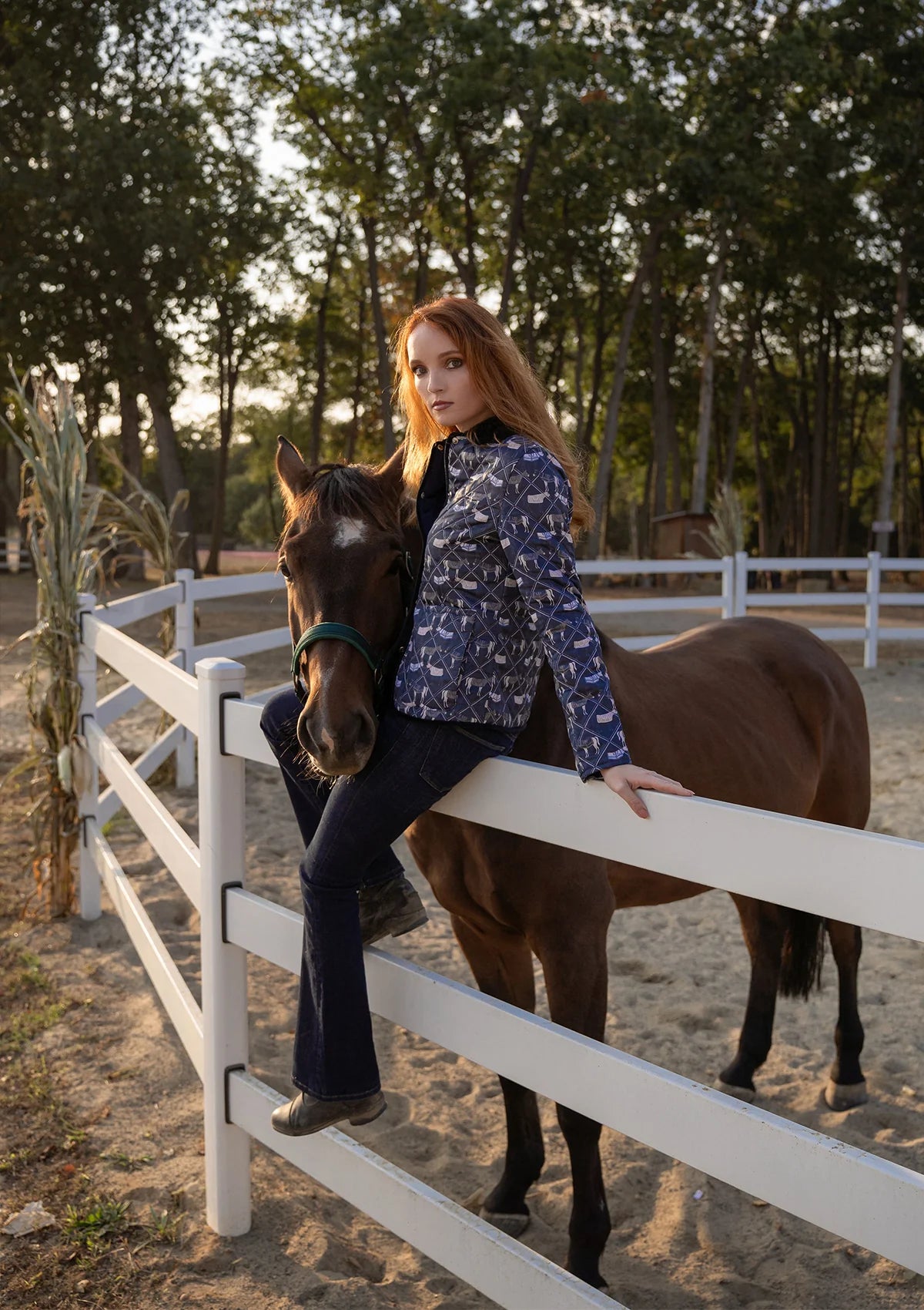 Ronner Barn Quilted Jacket | Victory Print Midnight - Rönner - Equiluxe Tack