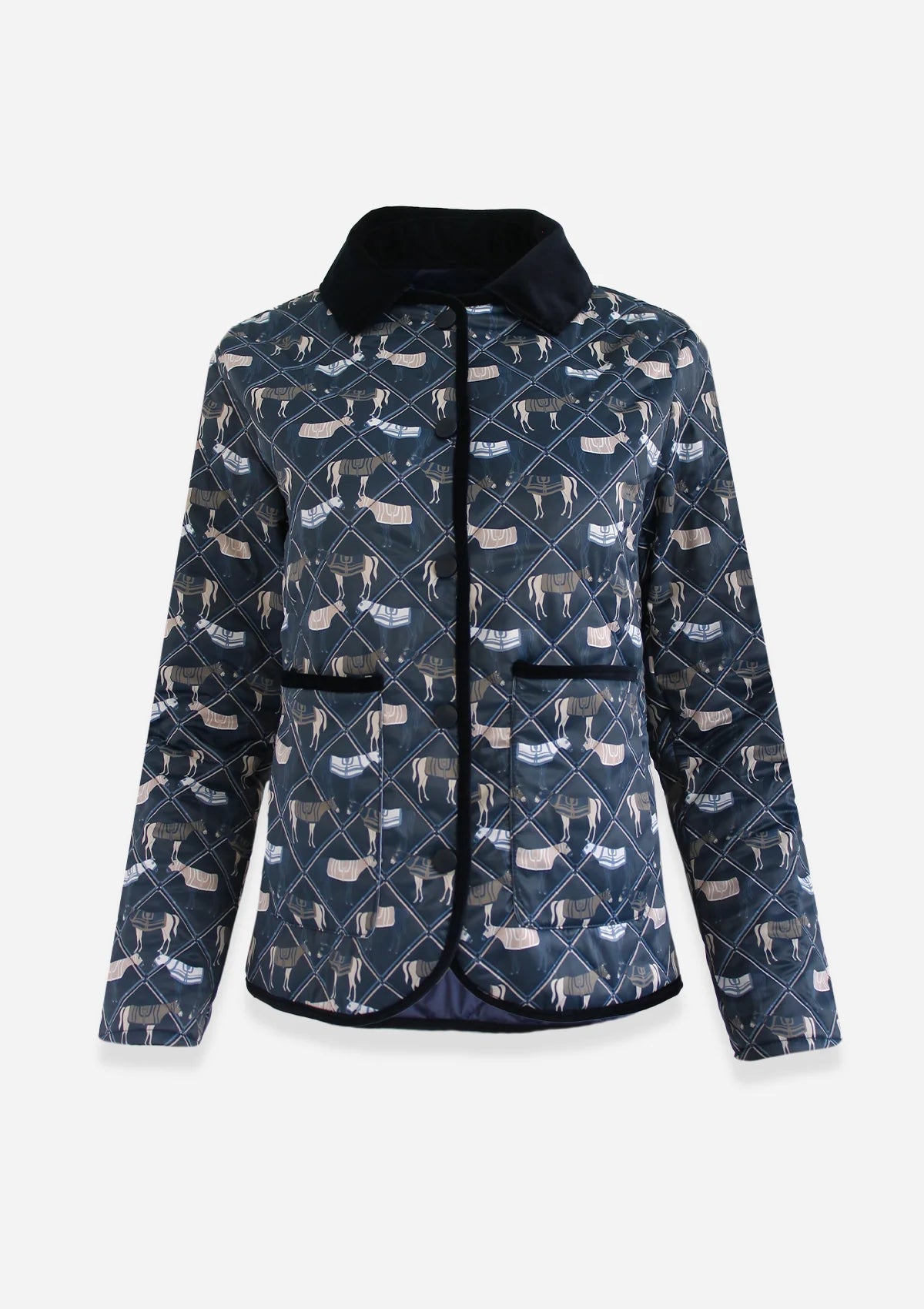 Ronner Barn Quilted Jacket | Victory Print Midnight - Rönner - Equiluxe Tack