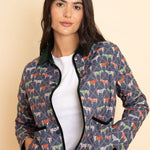 Ronner Barn Quilted Jacket | Victory Print Navy Plaid - Rönner - Equiluxe Tack