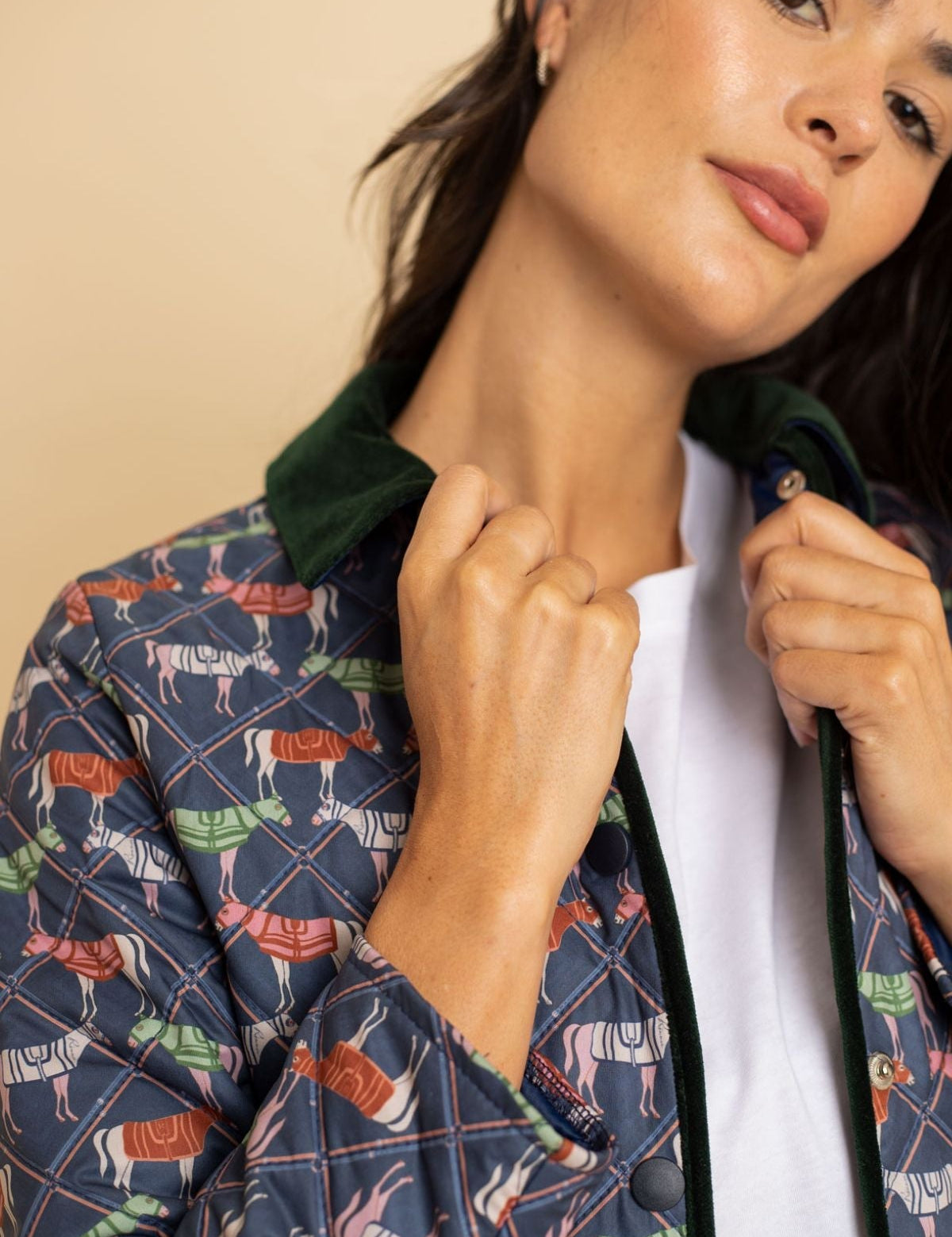 Ronner Barn Quilted Jacket | Victory Print Navy Plaid - Rönner - Equiluxe Tack