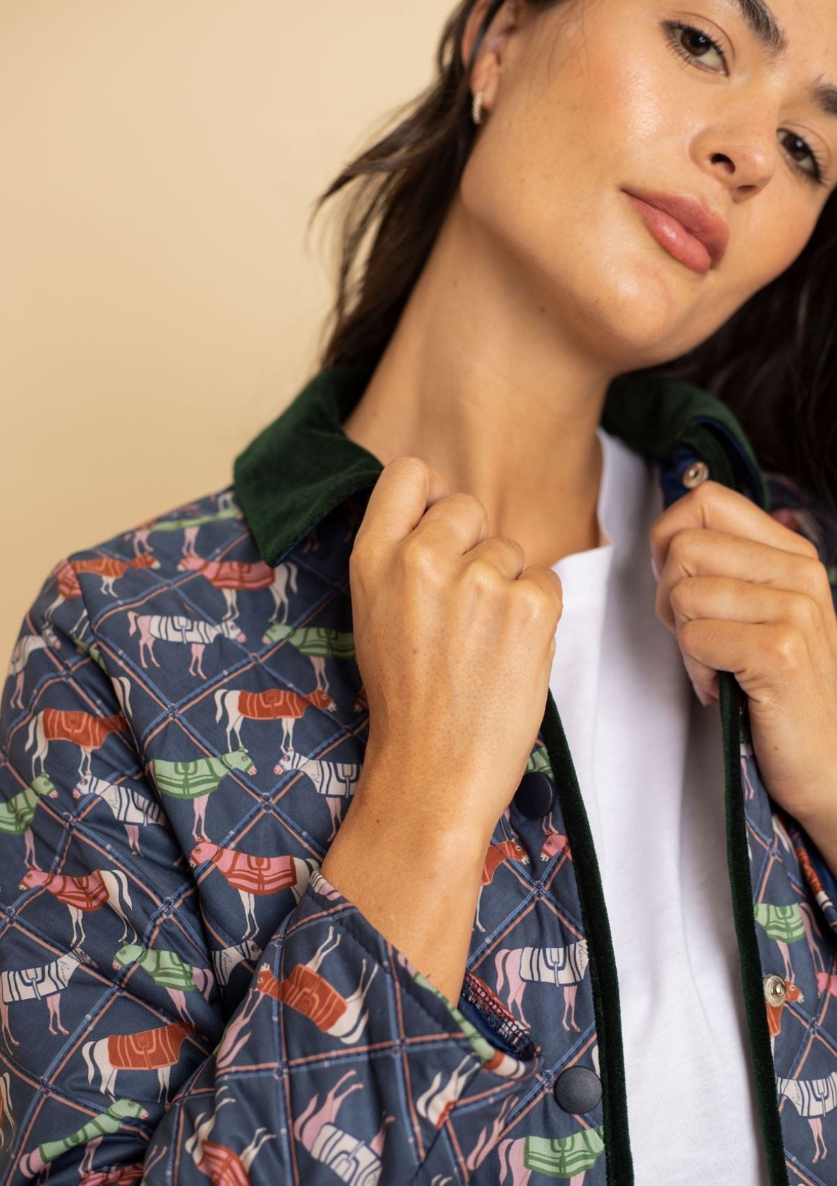 Ronner Barn Quilted Jacket | Victory Print Navy Plaid - Rönner - Equiluxe Tack