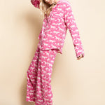 Rönner Be Mine PJ'S Set | Hot Pink | Equestrian Sleepwear Collection - Rönner - Equiluxe Tack