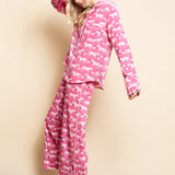 Rönner Be Mine PJ'S Set | Hot Pink | Equestrian Sleepwear Collection - Rönner - Equiluxe Tack