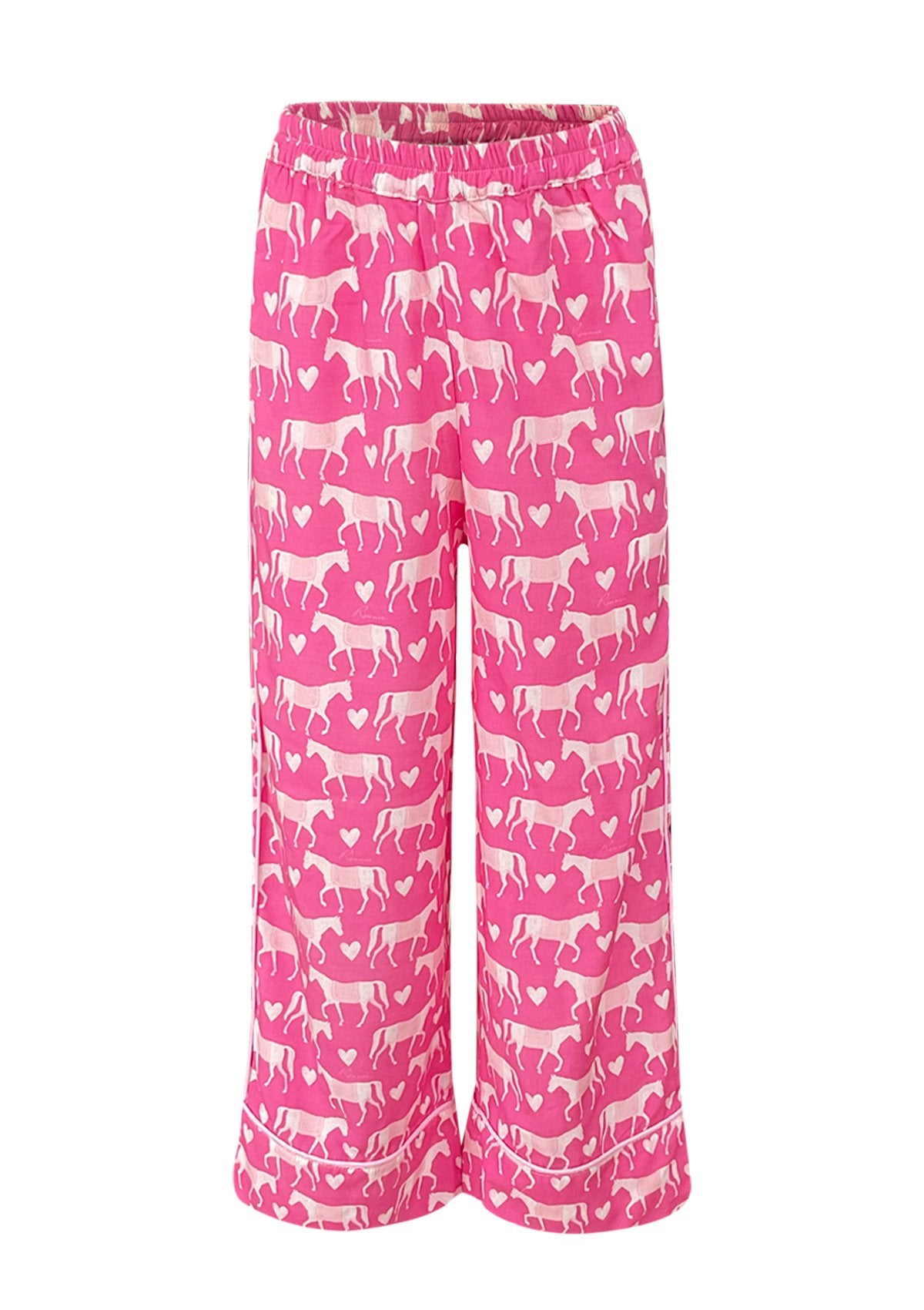 Rönner Be Mine PJ'S Set | Hot Pink | Equestrian Sleepwear Collection - Rönner - Equiluxe Tack