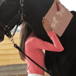 Ronner Braid Quarter Zip Long - Sleeve | Coral Blush - Rönner - Equiluxe Tack