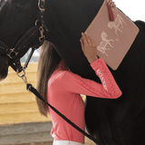 Ronner Braid Quarter Zip Long - Sleeve | Coral Blush - Rönner - Equiluxe Tack