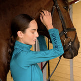 Rönner Braid Quarter Zip Long - Sleeve | Jade - Rönner - Equiluxe Tack