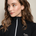 Rönner Devotion Quarter - Zip | Embroidered - Noir | Medium Weight - Rönner - Equiluxe Tack