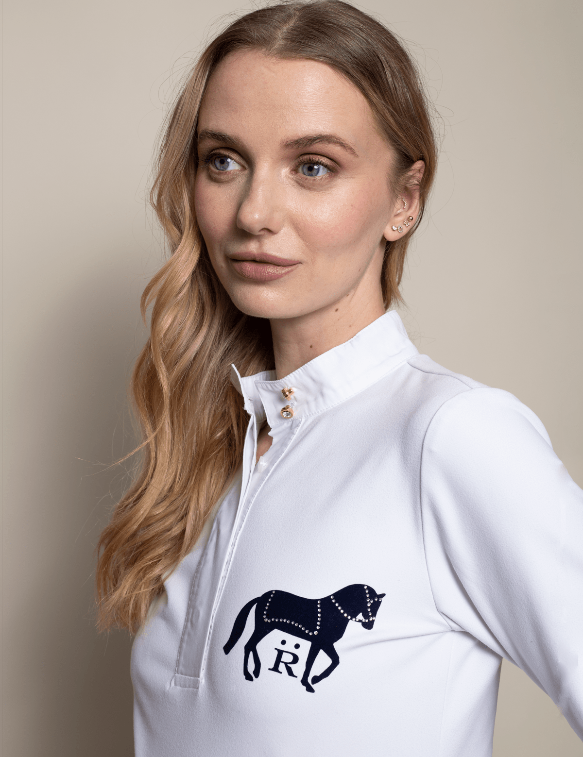 Ronner Elsa Show Shirt | White - Rönner - Equiluxe Tack