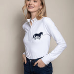 Rönner Elsa Show Shirt | White - Rönner - Equiluxe Tack