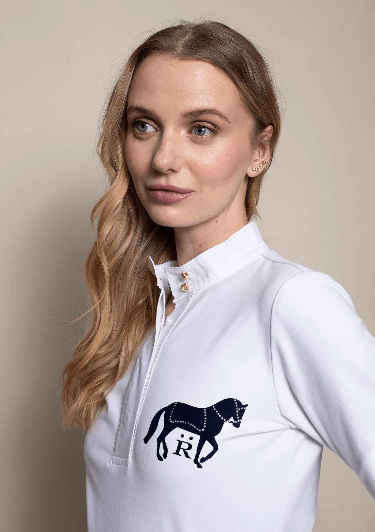 Rönner Elsa Show Shirt | White - Rönner - Equiluxe Tack