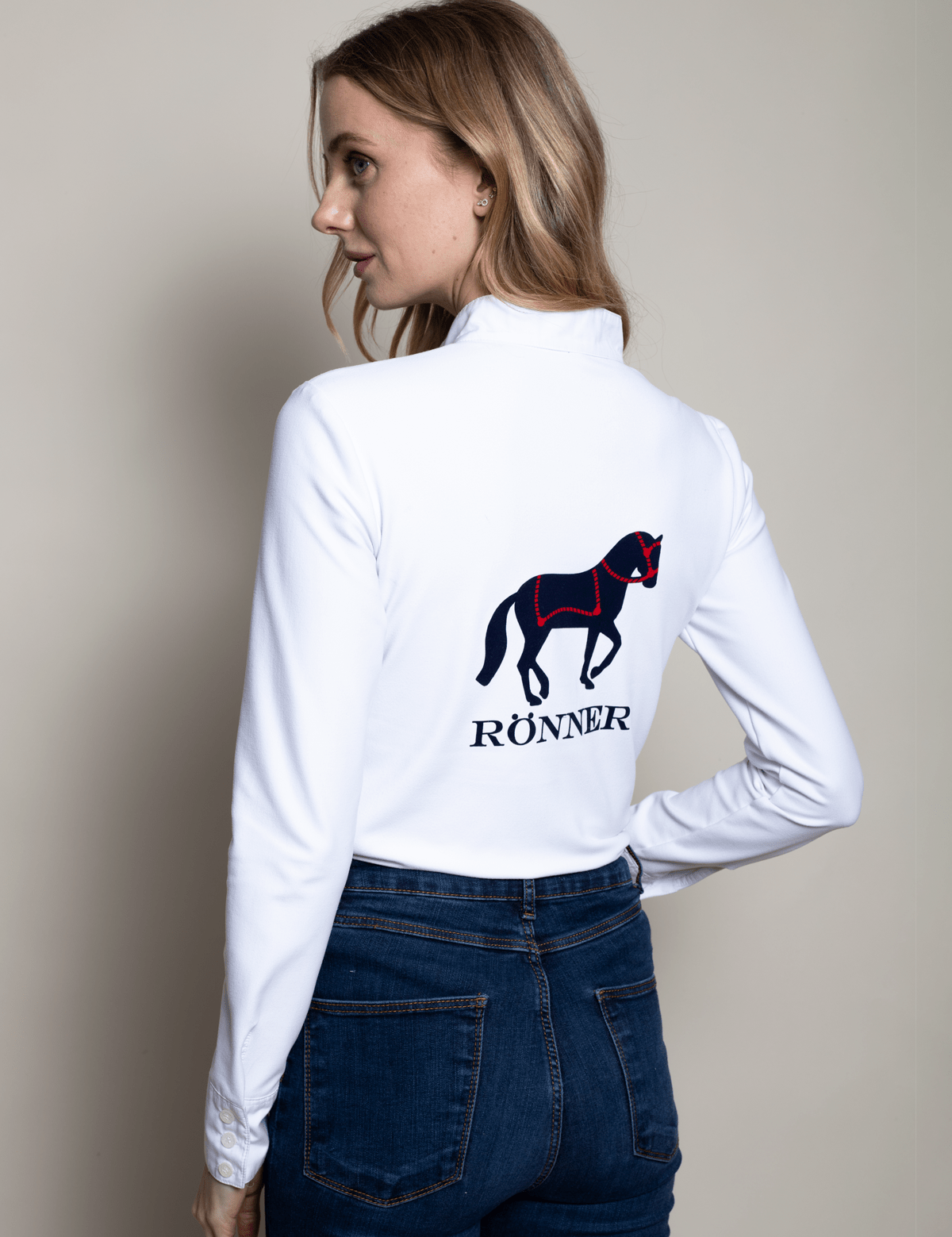 Ronner Elsa Show Shirt | White - Rönner - Equiluxe Tack