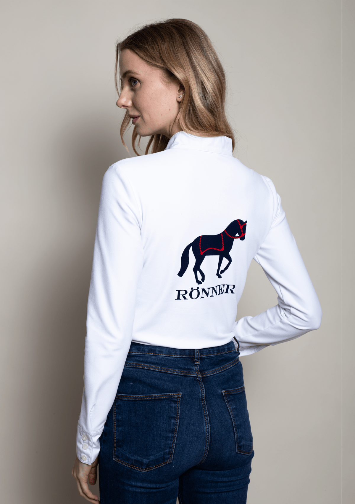 Ronner Elsa Show Shirt | White - Rönner - Equiluxe Tack