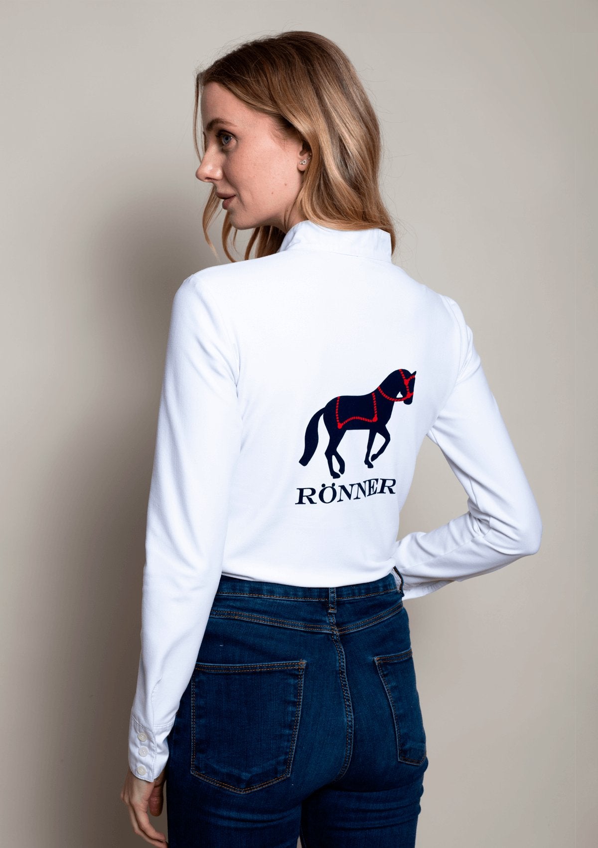 Rönner Elsa Show Shirt | White - Rönner - Equiluxe Tack