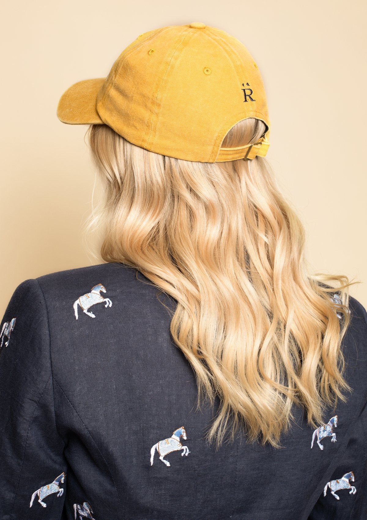 Rönner Equestrian Cotton Carousel Cap | Mustard - Rönner - Equiluxe Tack