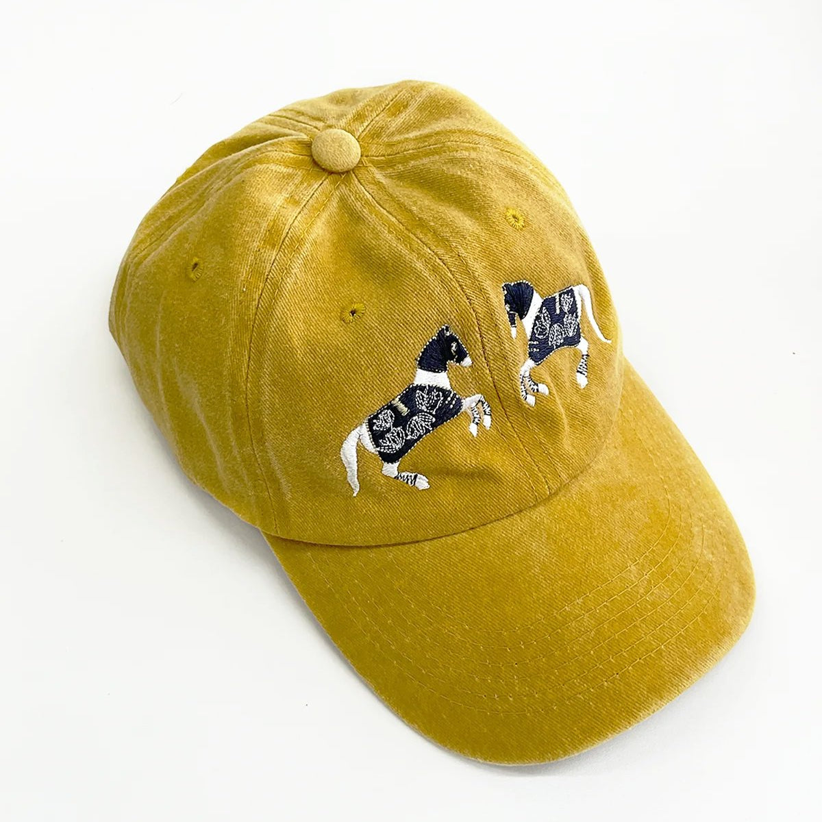 Rönner Equestrian Cotton Carousel Cap | Mustard - Rönner - Equiluxe Tack