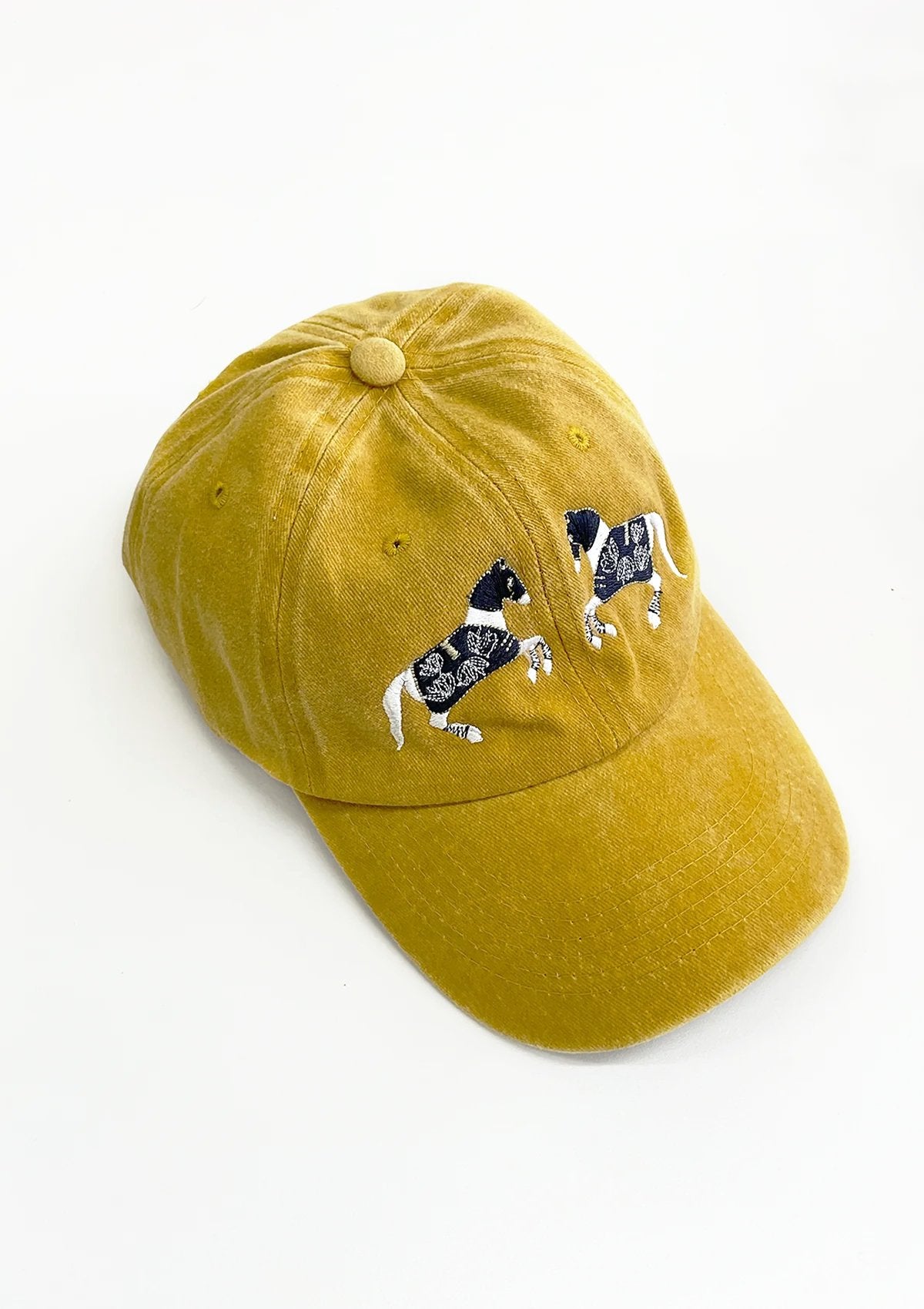 Rönner Equestrian Cotton Carousel Cap | Mustard - Rönner - Equiluxe Tack