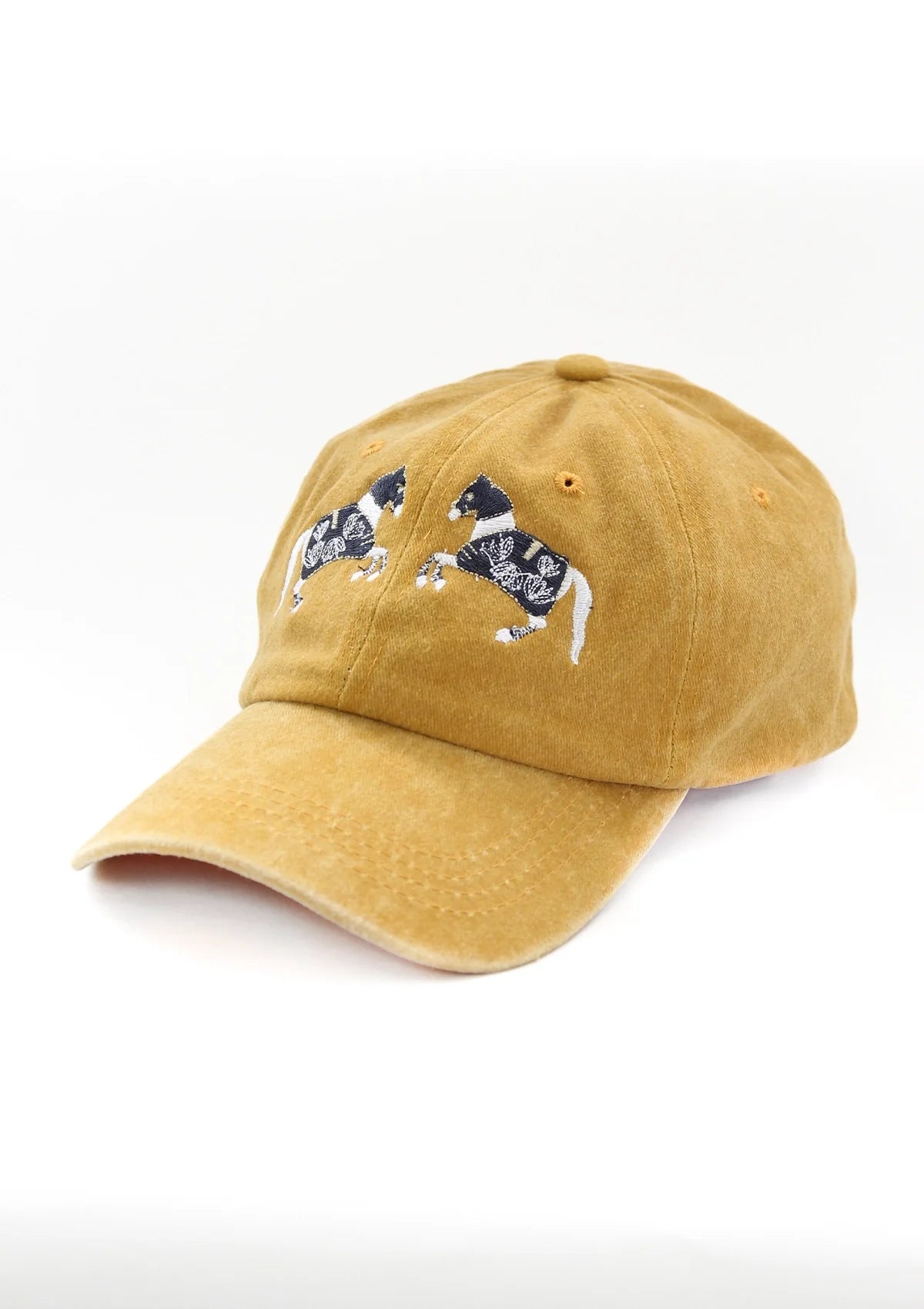 Ronner Equestrian Cotton Carousel Cap | Mustard - Rönner - Equiluxe Tack