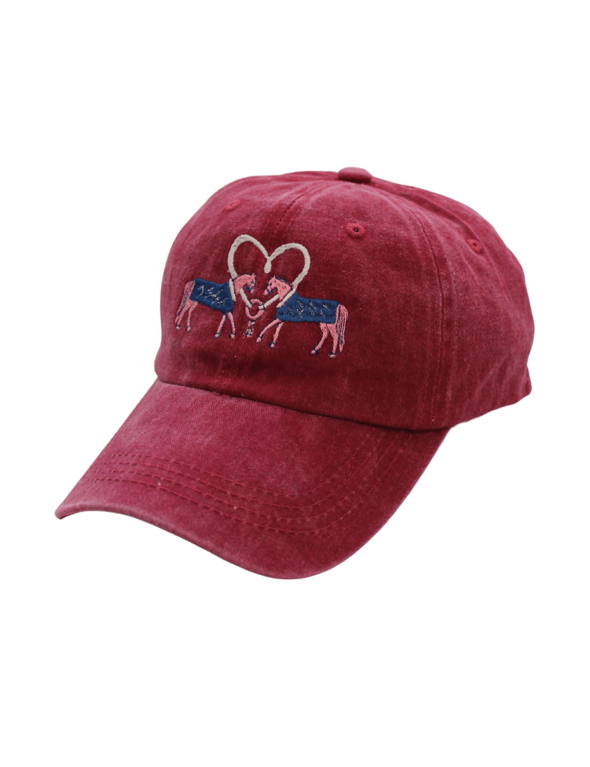 Ronner Equestrian Cotton Love Horses Cap | Rose - Rönner - Equiluxe Tack