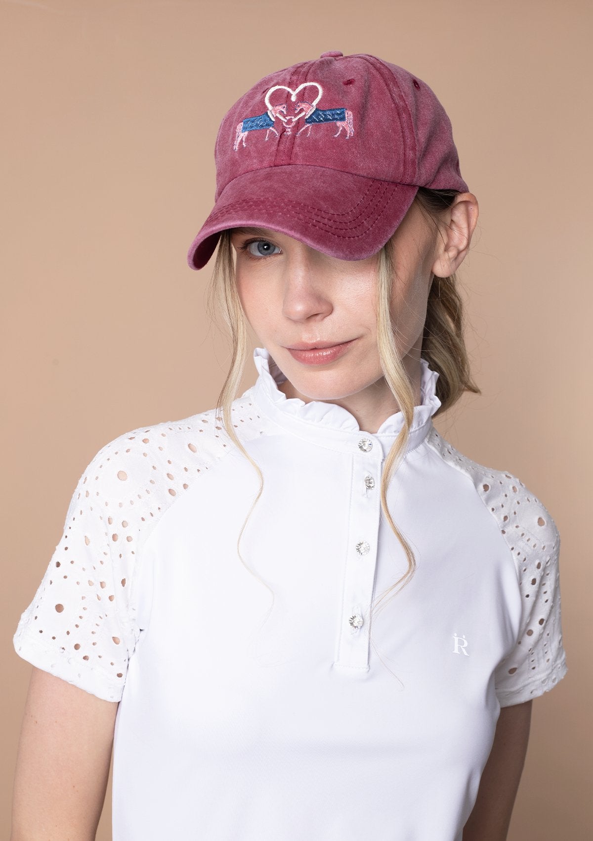 Rönner Equestrian Cotton Love Horses Cap | Rose - Rönner - Equiluxe Tack