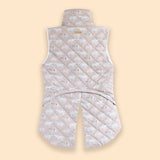 Rönner Florence Quilted Vest | Victory Print | Taupe - Rönner - Equiluxe Tack
