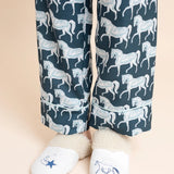 Rönner Horse Dreams Slippers | White - Rönner - Equiluxe Tack