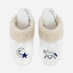 Rönner Horse Dreams Slippers | White - Rönner - Equiluxe Tack