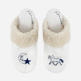 Rönner Horse Dreams Slippers | White - Rönner - Equiluxe Tack