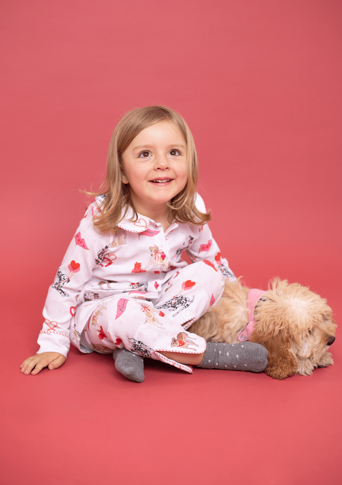 Ronner Loyal Luck Children's PJ's Set | Long Sleeve | White - Rönner - Equiluxe Tack
