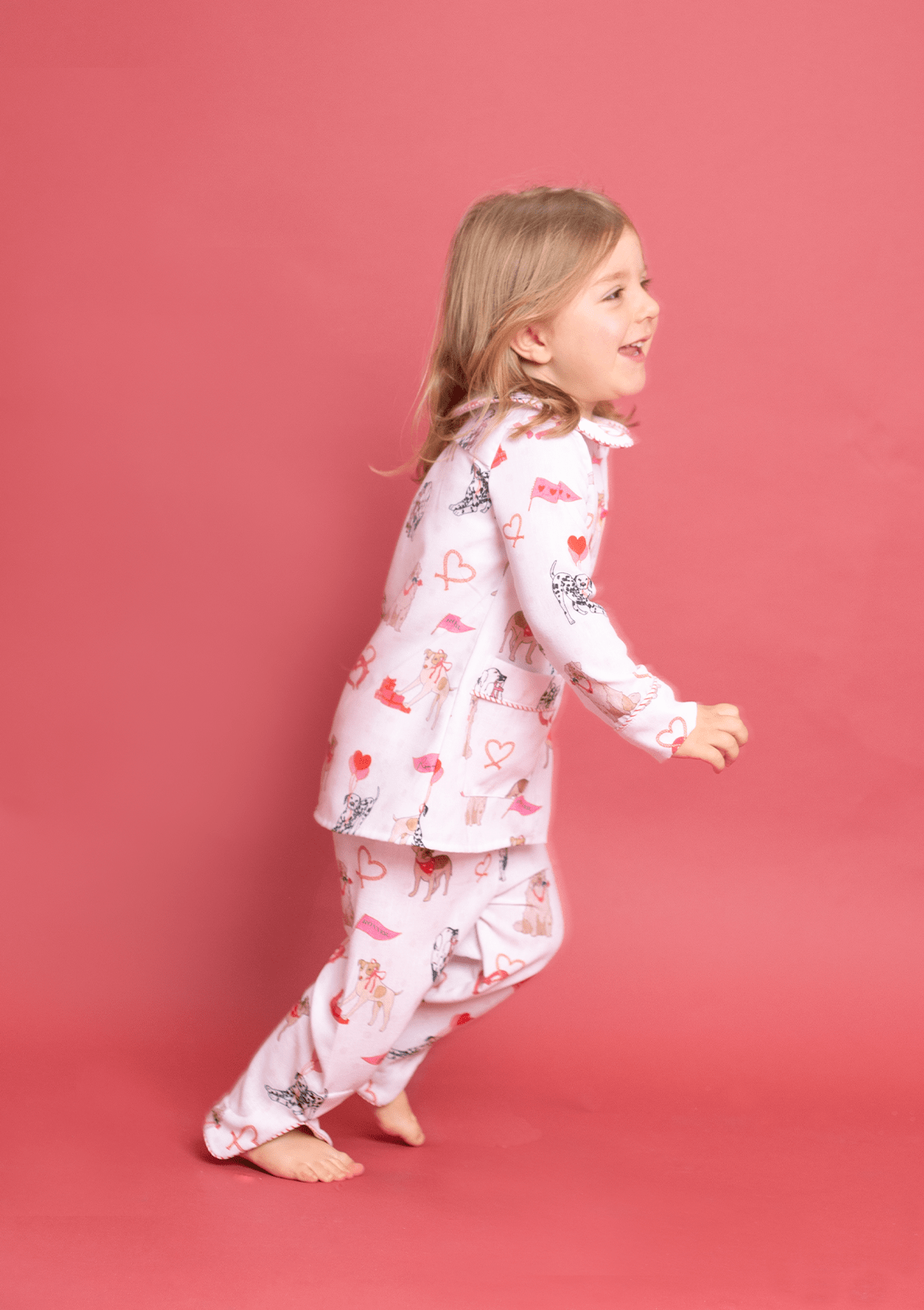 Ronner Loyal Luck Children's PJ's Set | Long Sleeve | White - Rönner - Equiluxe Tack