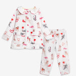 Ronner Loyal Luck Children's PJ's Set | Long Sleeve | White - Rönner - Equiluxe Tack