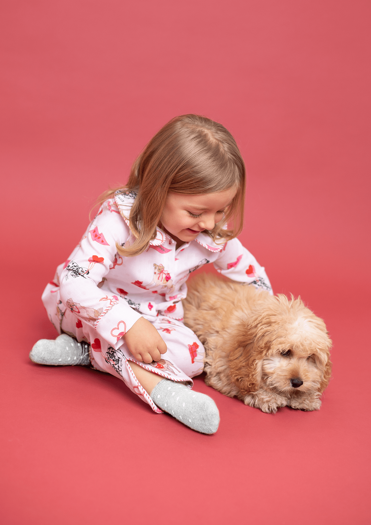 Ronner Loyal Luck Children's PJ's Set | Long Sleeve | White - Rönner - Equiluxe Tack