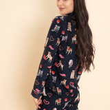 Rönner Loyal Luck PJ's Set | Long Sleeve | Midnight Blue - Rönner - Equiluxe Tack