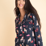 Rönner Loyal Luck PJ's Set | Long Sleeve | Midnight Blue - Rönner - Equiluxe Tack