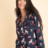 Rönner Loyal Luck PJ's Set | Long Sleeve | Midnight Blue - Rönner - Equiluxe Tack