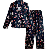Rönner Loyal Luck PJ's Set | Long Sleeve | Midnight Blue - Rönner - Equiluxe Tack