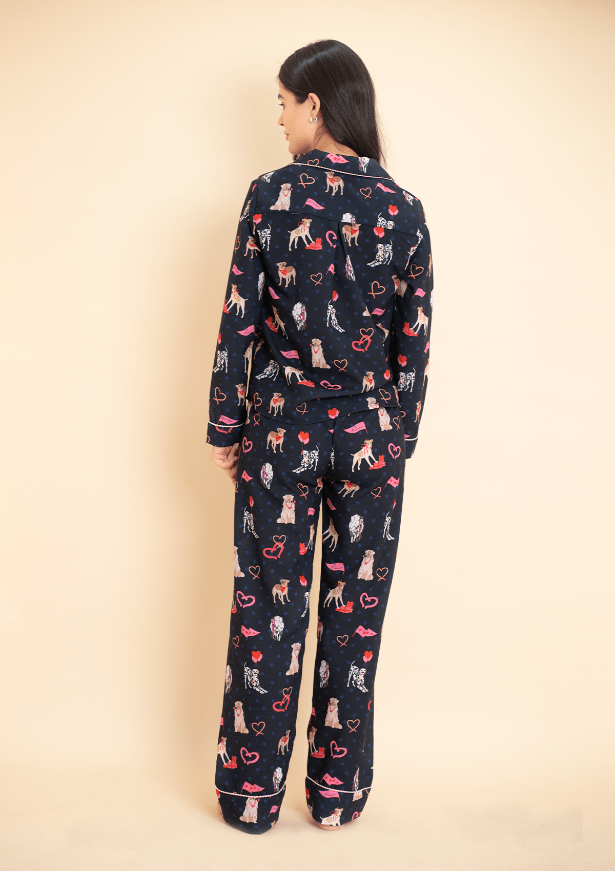 Rönner Loyal Luck PJ's Set | Long Sleeve | Midnight Blue - Rönner - Equiluxe Tack