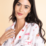 Rönner Loyal Luck PJ's Set | Long Sleeve | White - Rönner - Equiluxe Tack