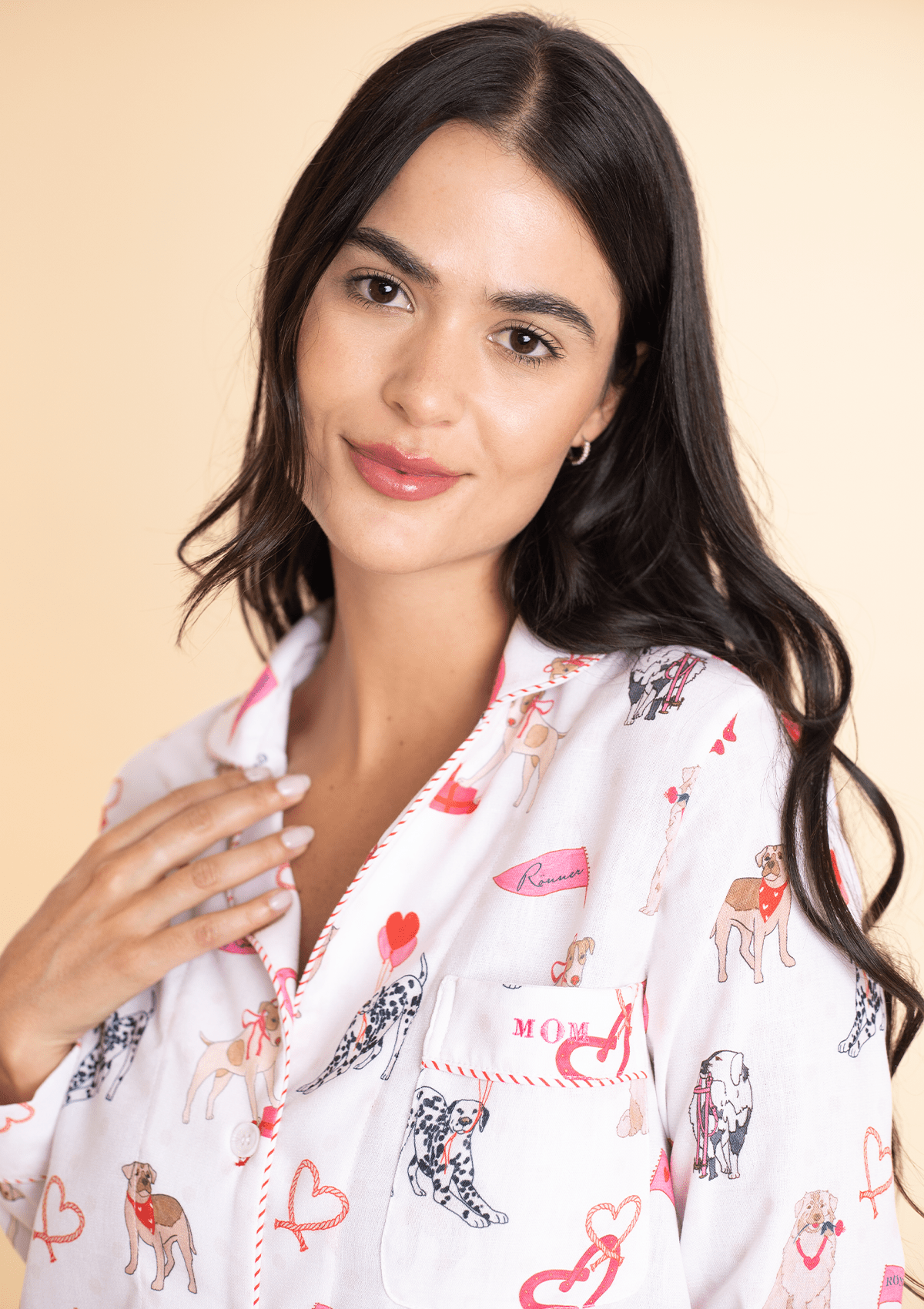 Rönner Loyal Luck PJ's Set | Long Sleeve | White - Rönner - Equiluxe Tack