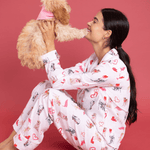 Rönner Loyal Luck PJ's Set | Long Sleeve | White - Rönner - Equiluxe Tack