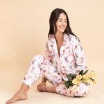 Rönner Loyal Luck PJ's Set | Long Sleeve | White - Rönner - Equiluxe Tack