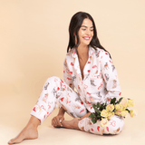 Rönner Loyal Luck PJ's Set | Long Sleeve | White - Rönner - Equiluxe Tack