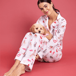 Rönner Loyal Luck PJ's Set | Long Sleeve | White - Rönner - Equiluxe Tack