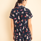 Rönner Loyal Luck PJ's Set | Short Sleeve | Midnight Blue - Rönner - Equiluxe Tack