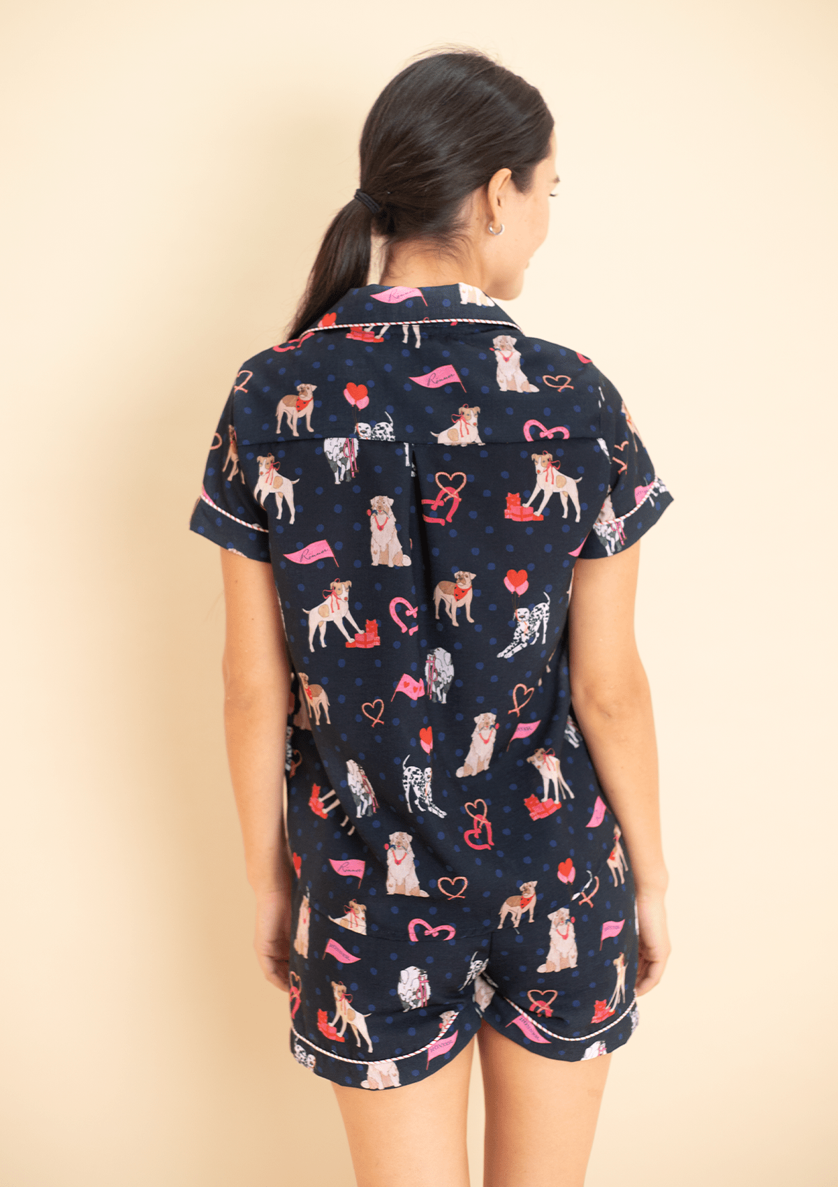 Rönner Loyal Luck PJ's Set | Short Sleeve | Midnight Blue - Rönner - Equiluxe Tack